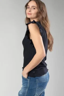 Femme Le Temps des Cerises Tops-Top Nea Bleu Nuit Irise