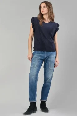 Femme Le Temps des Cerises Tops-Top Nea Bleu Nuit Irise