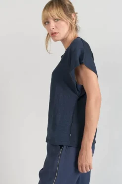 Femme Le Temps des Cerises T-Shirts & Débardeurs-Top Overs Bleu Marine