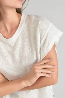 Femme Le Temps des Cerises T-Shirts & Débardeurs-Top Overs Creme