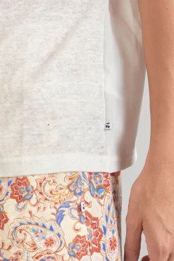 Femme Le Temps des Cerises T-Shirts & Débardeurs-Top Overs Creme