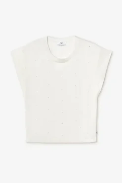 Femme Le Temps des Cerises T-Shirts & Débardeurs-Top Overs Creme