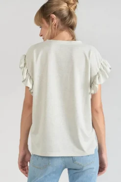 Femme Le Temps des Cerises T-Shirts & Débardeurs-Top Ryls Blanc Irise