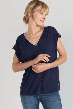 Femme Le Temps des Cerises T-Shirts & Débardeurs-Top Sidy Bleu Marine