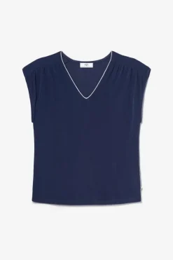 Femme Le Temps des Cerises T-Shirts & Débardeurs-Top Sidy Bleu Marine