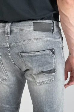 Homme Le Temps des Cerises Coupe Adjusted-Triolet 700/11 Adjusted Jeans Destroy Gris N°2