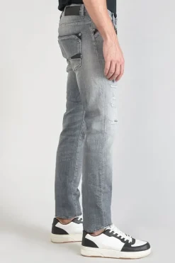 Homme Le Temps des Cerises Coupe Adjusted-Triolet 700/11 Adjusted Jeans Destroy Gris N°2
