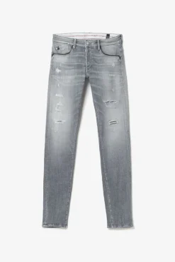Homme Le Temps des Cerises Coupe Adjusted-Triolet 700/11 Adjusted Jeans Destroy Gris N°2