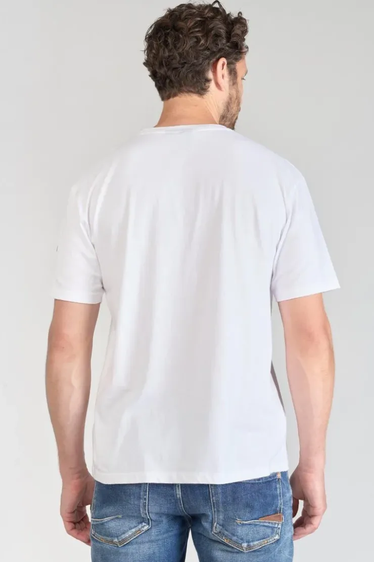 Homme Le Temps des Cerises T-Shirts & Polos-T-Shirt Andler Blanc Imprime