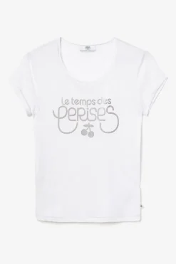 Femme Le Temps des Cerises T-Shirts & Débardeurs-T-Shirt Basitrame Blanc