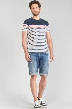 Homme Le Temps des Cerises T-Shirts & Polos-T-Shirt Blank A Rayures