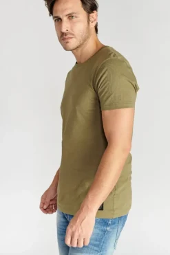 Homme Le Temps des Cerises T-Shirts & Polos-T-Shirt Brown Kaki