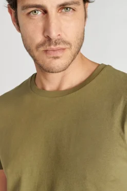 Homme Le Temps des Cerises T-Shirts & Polos-T-Shirt Brown Kaki