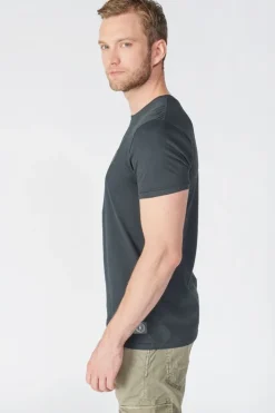 Homme Le Temps des Cerises T-Shirts & Polos-T-Shirt Brown Noir