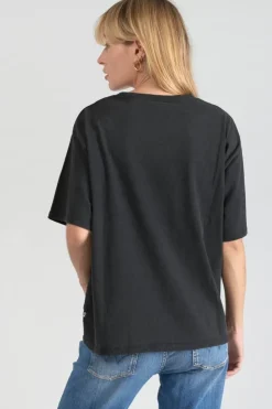 Femme Le Temps des Cerises T-Shirts & Débardeurs-T-Shirt Cassio Noir