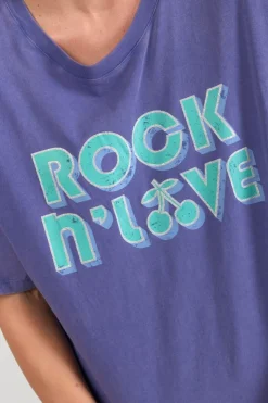 Femme Le Temps des Cerises T-Shirts & Débardeurs-T-Shirt Cassio Violet