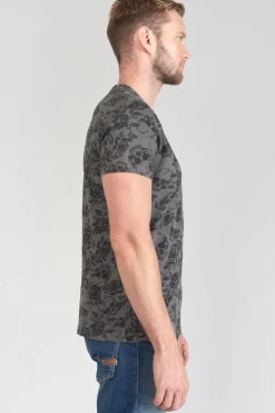 Homme Le Temps des Cerises T-Shirts & Polos-T-Shirt Facto Gris Et Noir