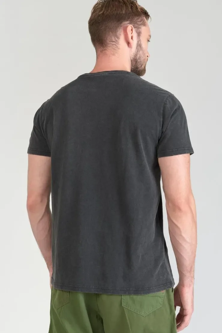 Homme Le Temps des Cerises T-Shirts & Polos-T-Shirt Gabrent Gris Delave Imprime