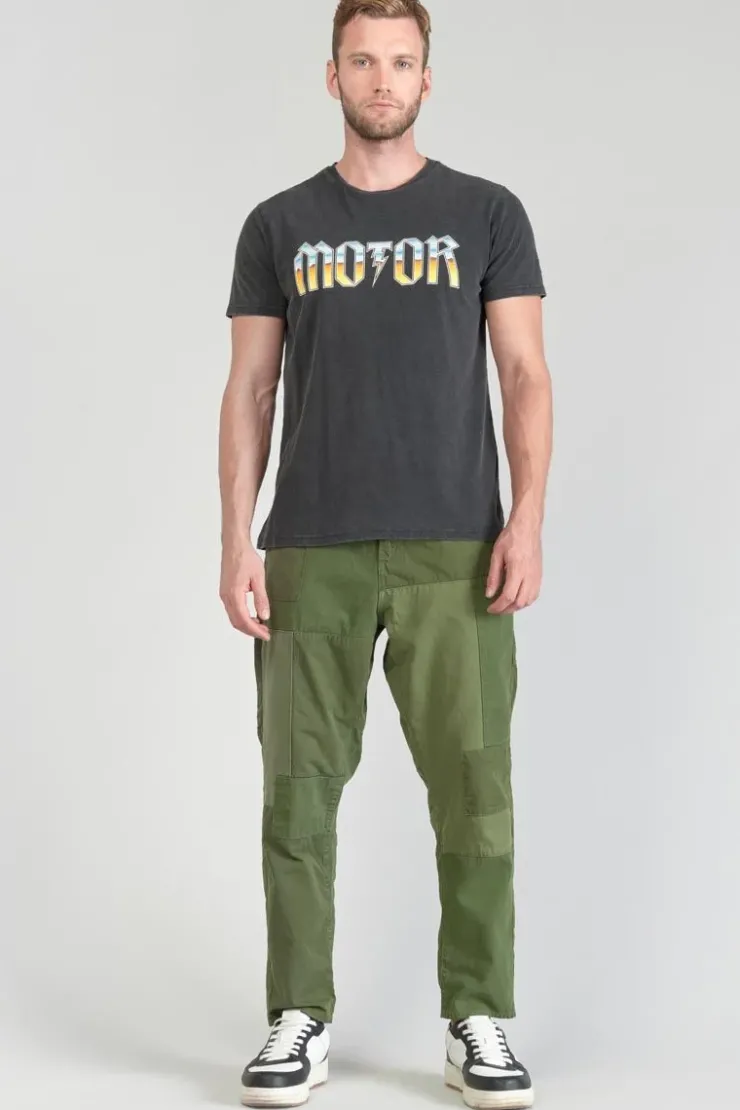 Homme Le Temps des Cerises T-Shirts & Polos-T-Shirt Gabrent Gris Delave Imprime