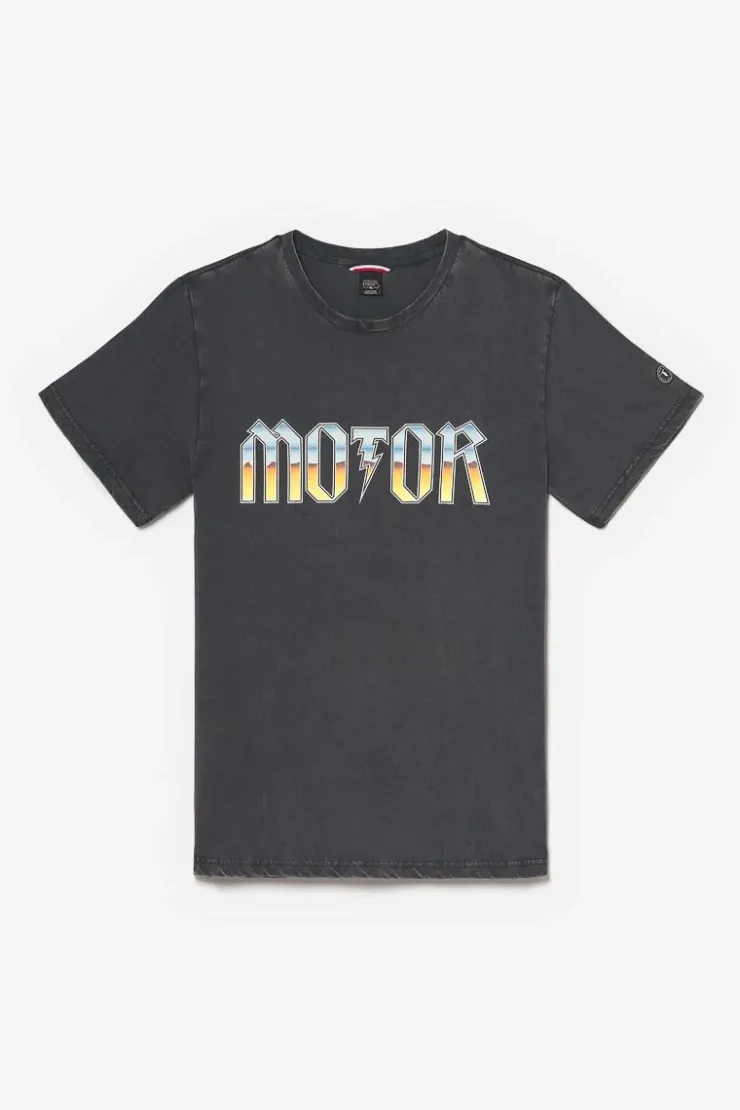 Homme Le Temps des Cerises T-Shirts & Polos-T-Shirt Gabrent Gris Delave Imprime