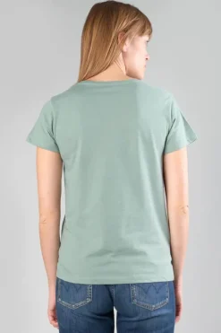 Femme Le Temps des Cerises T-Shirts & Débardeurs-T-Shirt Gracy Vert Imprime