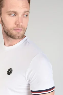 Homme Le Temps des Cerises T-Shirts & Polos-T-Shirt Grale Blanc