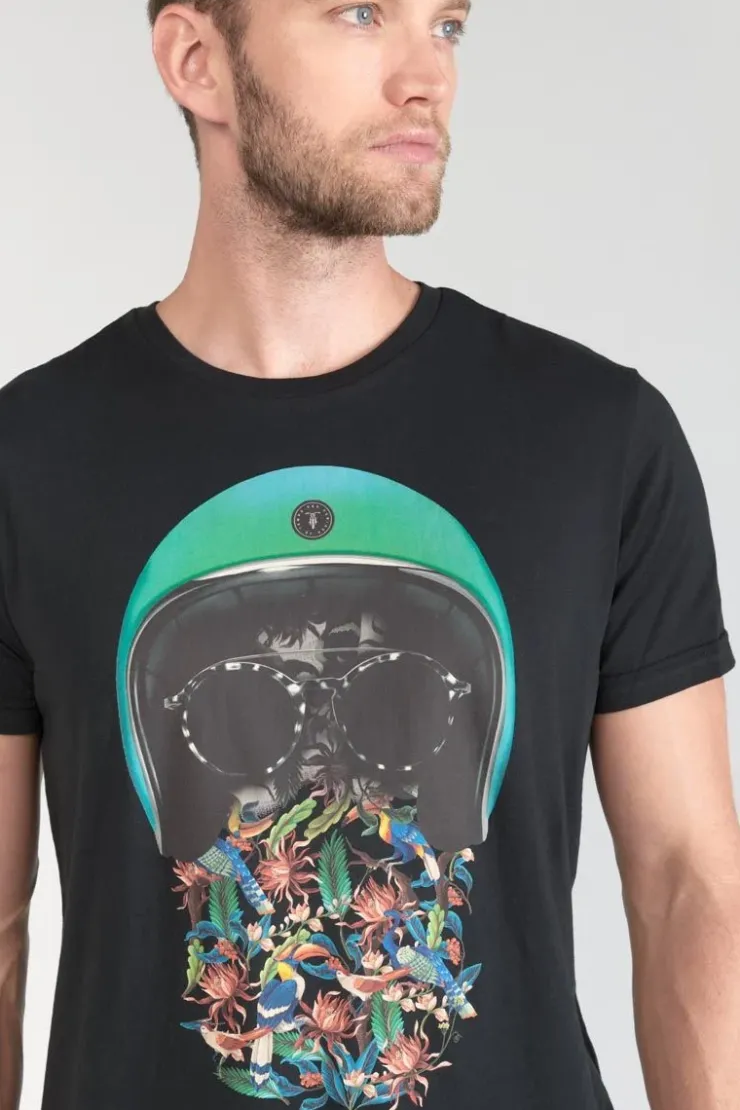 Homme Le Temps des Cerises T-Shirts & Polos-T-Shirt Gregor Noir Imprime