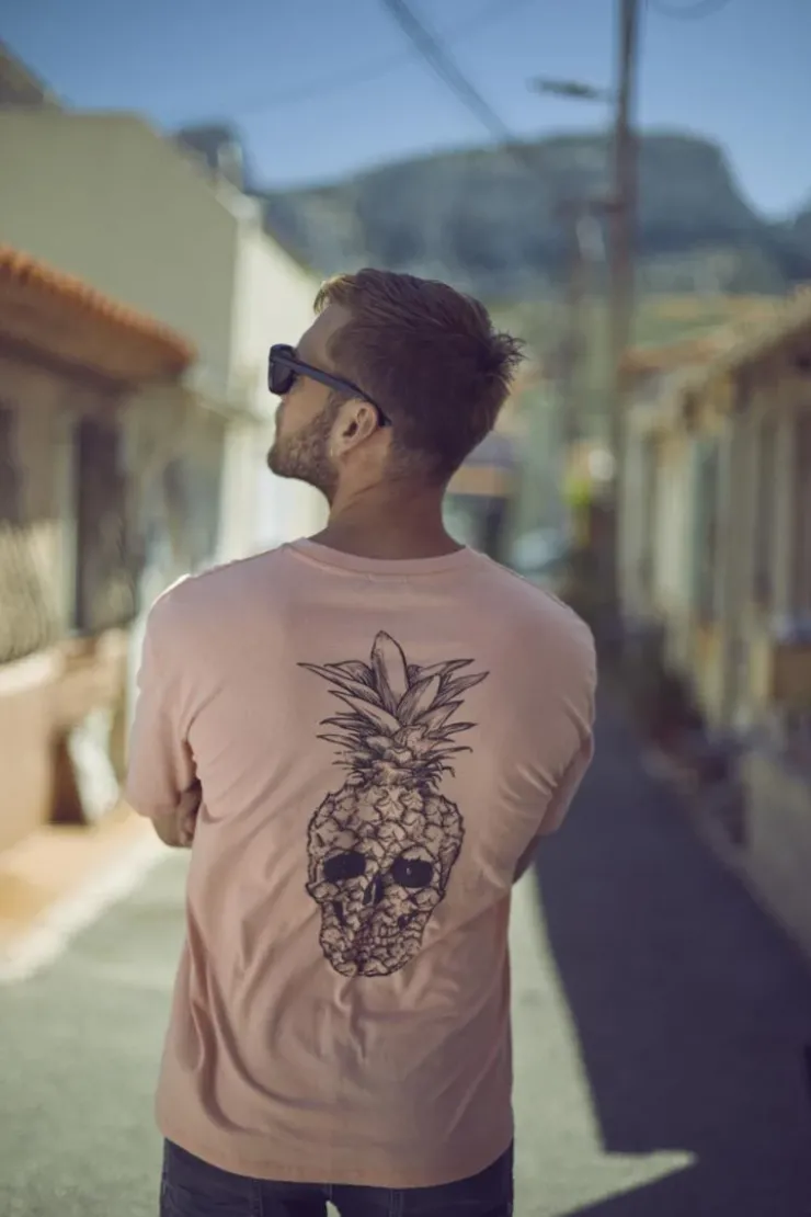 Homme Le Temps des Cerises T-Shirts & Polos-T-Shirt Holo Corail Imprime