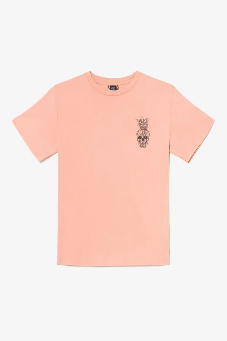 Homme Le Temps des Cerises T-Shirts & Polos-T-Shirt Holo Corail Imprime