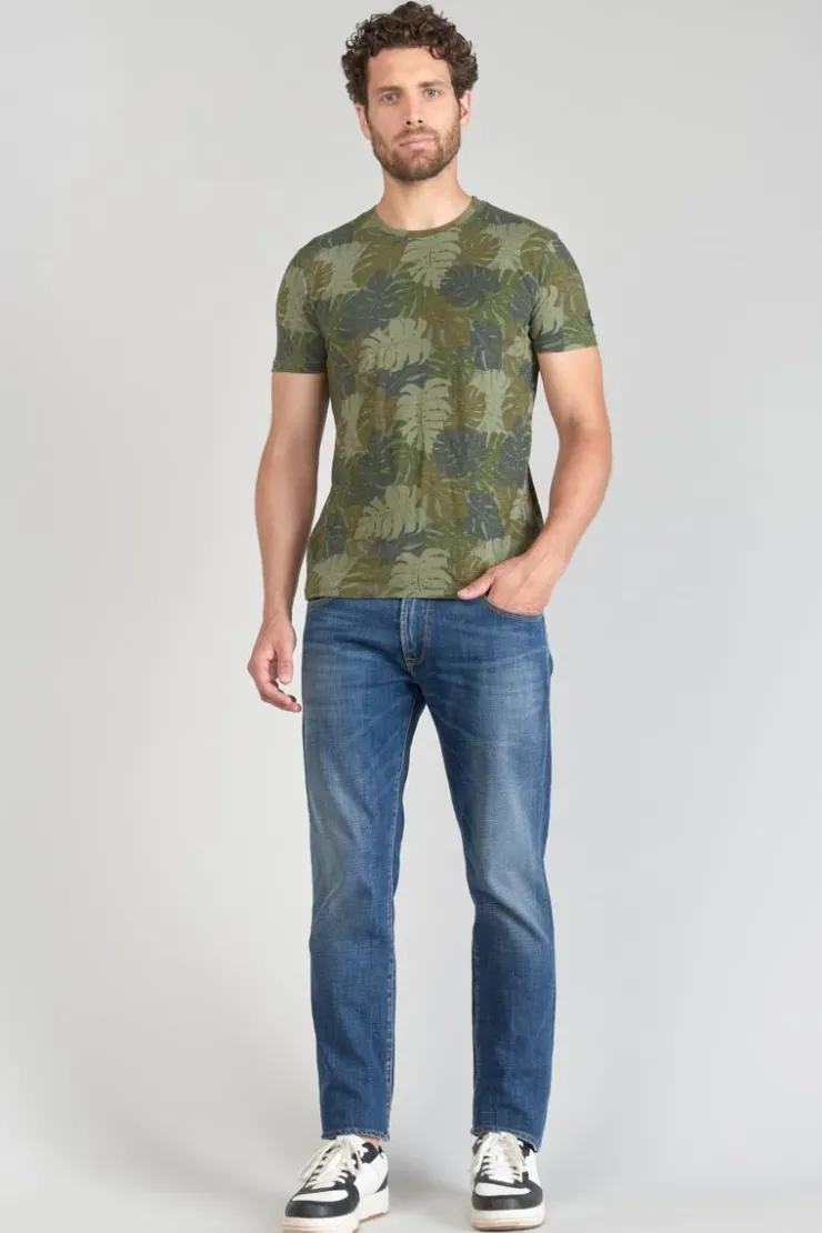 Homme Le Temps des Cerises T-Shirts & Polos-T-Shirt Jung A Motif Jungle Kaki