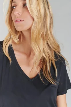 Femme Le Temps des Cerises T-Shirts & Débardeurs-T-Shirt Lola Noir