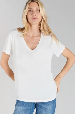 Femme Le Temps des Cerises T-Shirts & Débardeurs-T-Shirt Lola Vanille