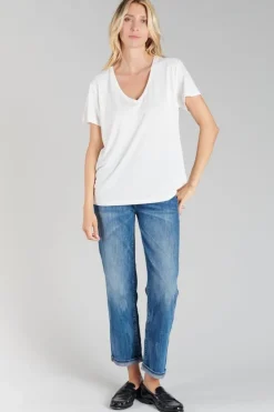 Femme Le Temps des Cerises T-Shirts & Débardeurs-T-Shirt Lola Vanille