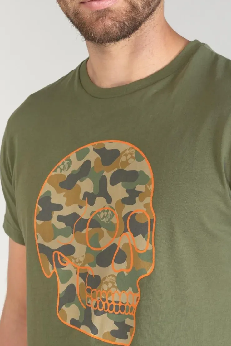 Homme Le Temps des Cerises T-Shirts & Polos-T-Shirt Machida Kaki Imprime