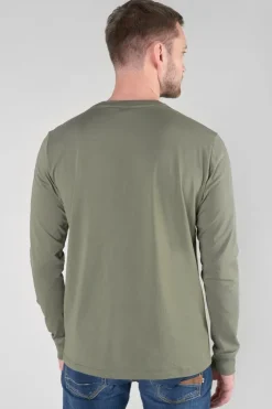 Homme Le Temps des Cerises T-Shirts & Polos-T-Shirt Manches Longues Laia Kaki