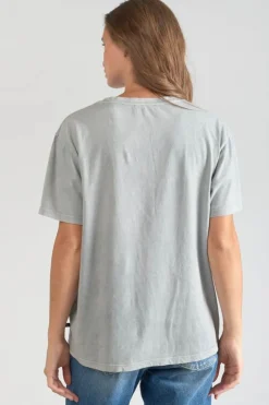 Femme Le Temps des Cerises T-Shirts & Débardeurs-T-Shirt Nixon Gris Clair Delave