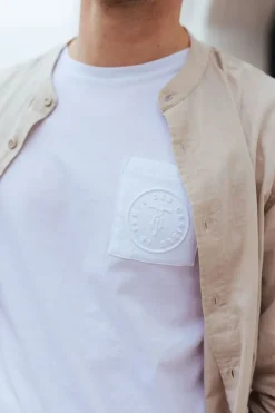 Homme Le Temps des Cerises T-Shirts & Polos-T-Shirt Paia Blanc