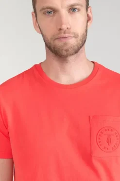 Homme Le Temps des Cerises T-Shirts & Polos-T-Shirt Paia Corail