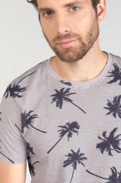 Homme Le Temps des Cerises T-Shirts & Polos-T-Shirt Robles A Motif Palmier