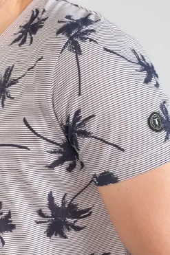 Homme Le Temps des Cerises T-Shirts & Polos-T-Shirt Robles A Motif Palmier