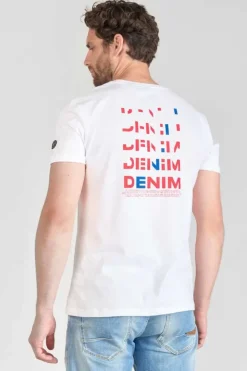 Homme Le Temps des Cerises T-Shirts & Polos-T-Shirt Saros Blanc