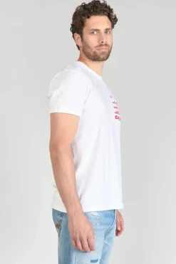 Homme Le Temps des Cerises T-Shirts & Polos-T-Shirt Saros Blanc