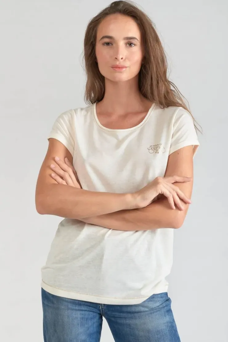 Femme Le Temps des Cerises T-Shirts & Débardeurs-T-Shirt Smalltrame Creme