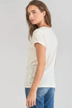 Femme Le Temps des Cerises T-Shirts & Débardeurs-T-Shirt Smalltrame Creme