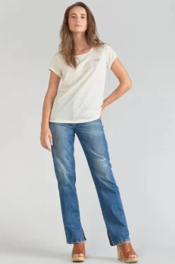 Femme Le Temps des Cerises T-Shirts & Débardeurs-T-Shirt Smalltrame Creme