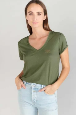 Femme Le Temps des Cerises T-Shirts & Débardeurs-T-Shirt Smallvtrame Kaki