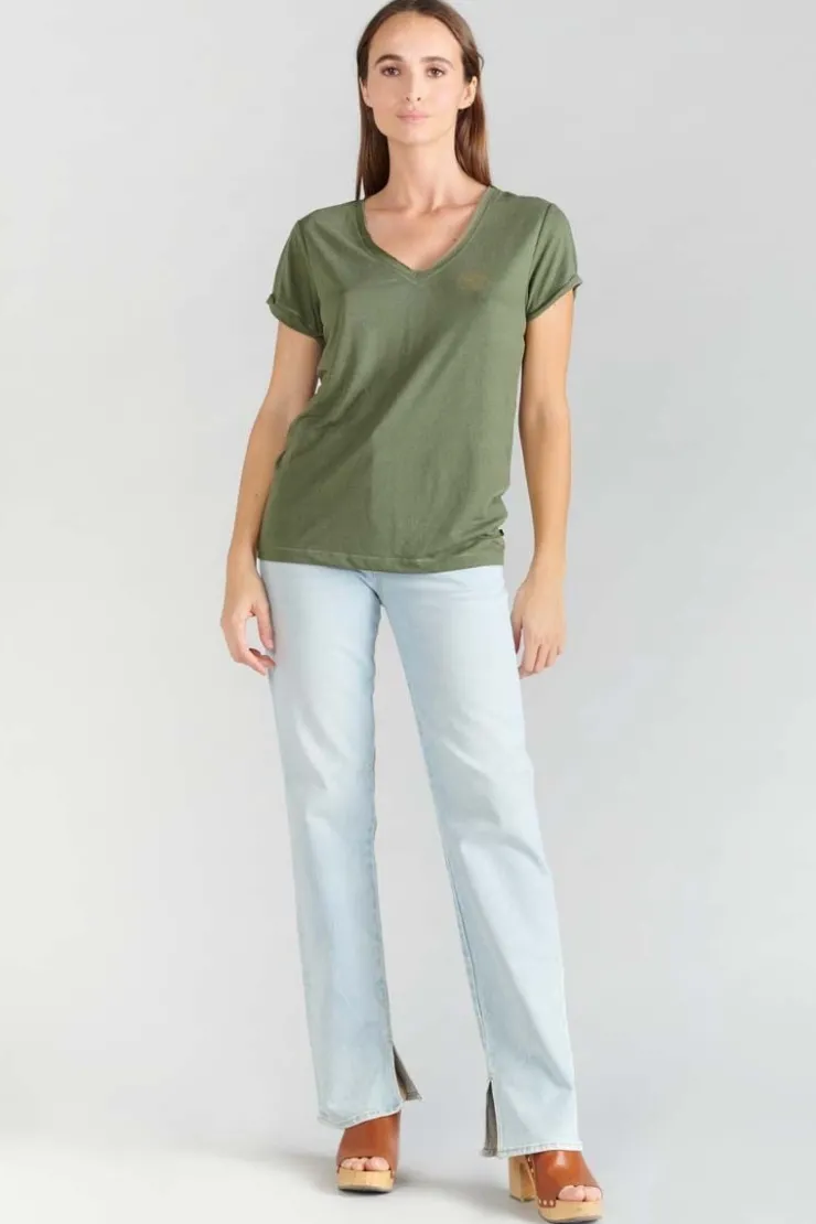 Femme Le Temps des Cerises T-Shirts & Débardeurs-T-Shirt Smallvtrame Kaki