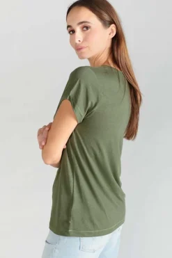 Femme Le Temps des Cerises T-Shirts & Débardeurs-T-Shirt Smallvtrame Kaki
