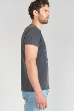 Homme Le Temps des Cerises T-Shirts & Polos-T-Shirt Tije Gris Delave Imprime