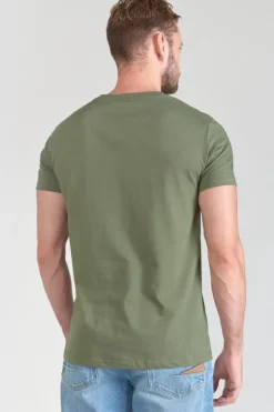 Homme Le Temps des Cerises T-Shirts & Polos-T-Shirt Veigar Kaki Imprime